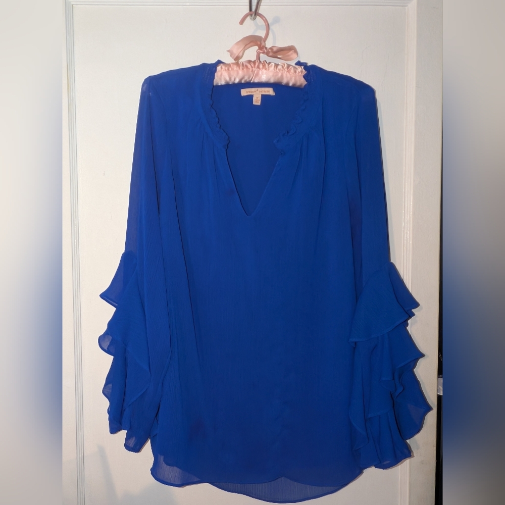 Gibson Latimer Blue Blouse